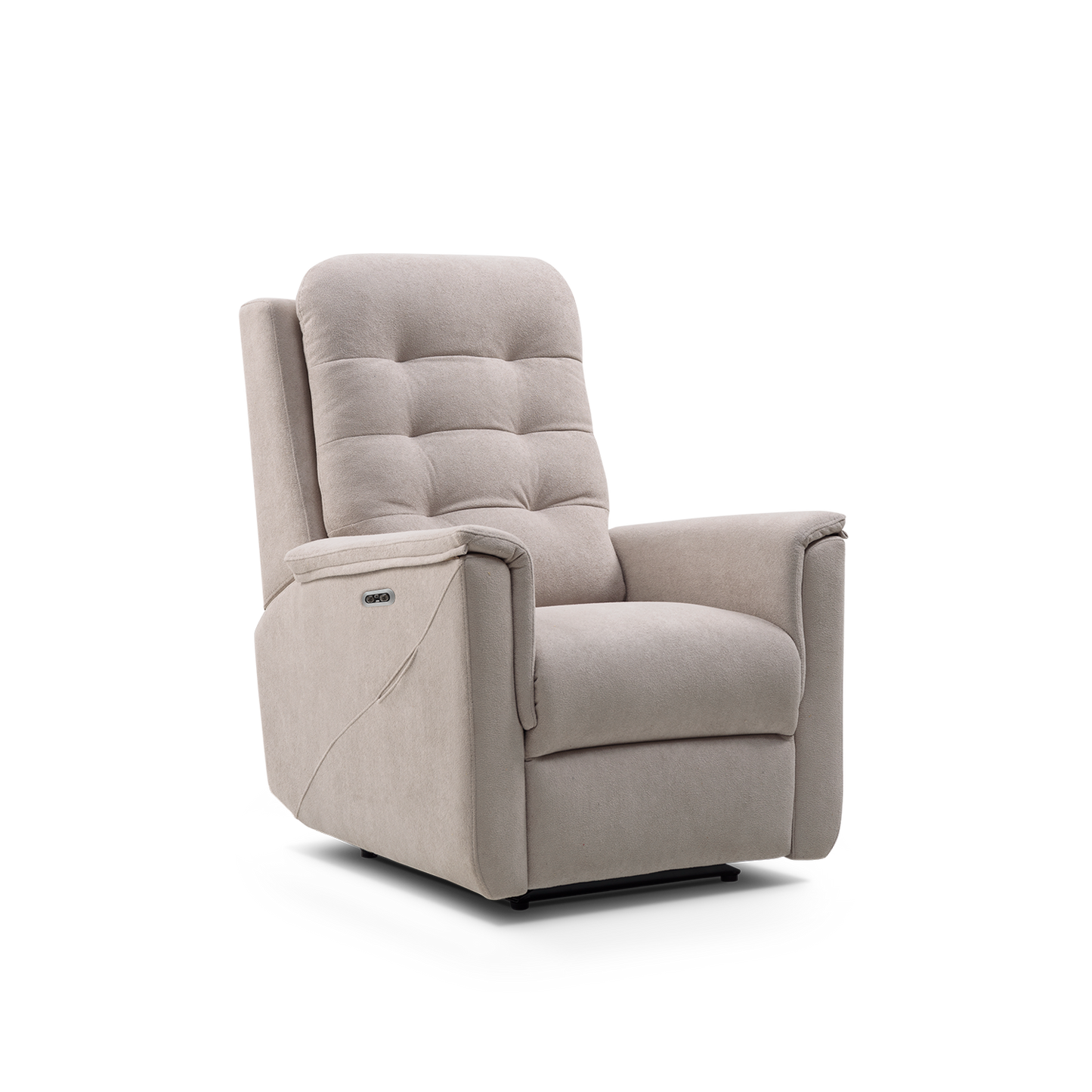 Sillón relax con la función de vascular lo suficiente para levantar a una persona hasta ponerla casi de pies. Tiene botones en el brazo para facilitar la activar sus funciones. Puedes venir a nuestra tienda ubicada en puerto de sagunto. Somos Muebles sagunto.