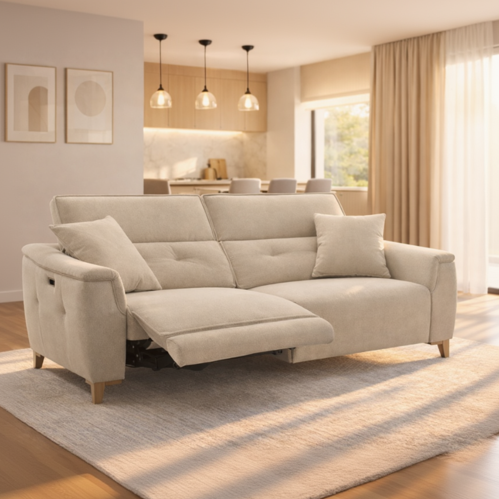 SOFÁ GIN RELAX DE MUELLE ENSACADO