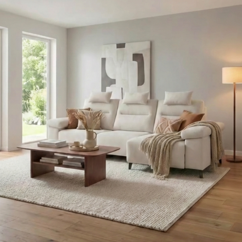 SOFÁ FILIP CON CHAISELONGUE EXTENSIBLE