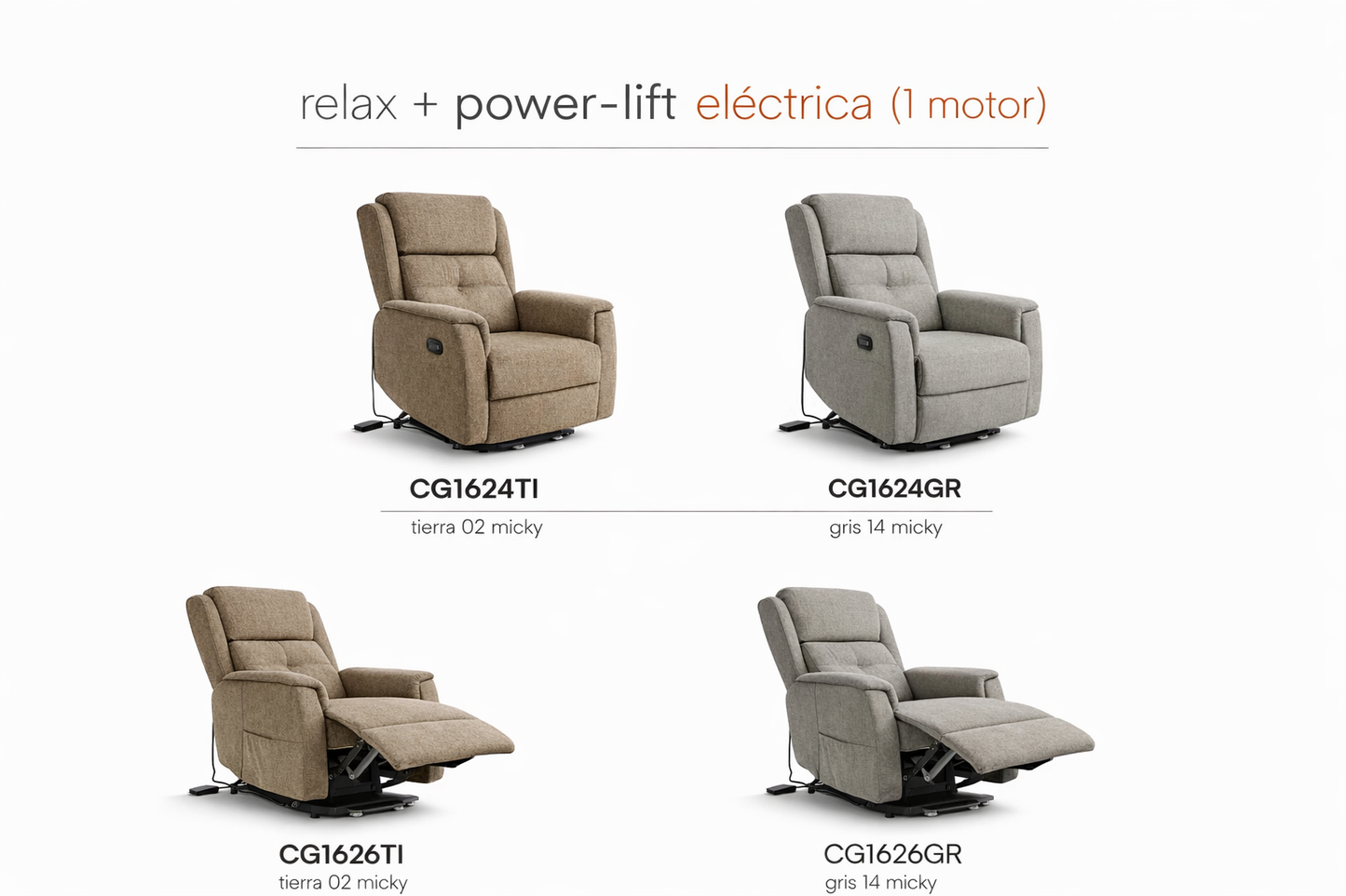 SILLÓN CLEO RELAX LEVANTA PERSONAS