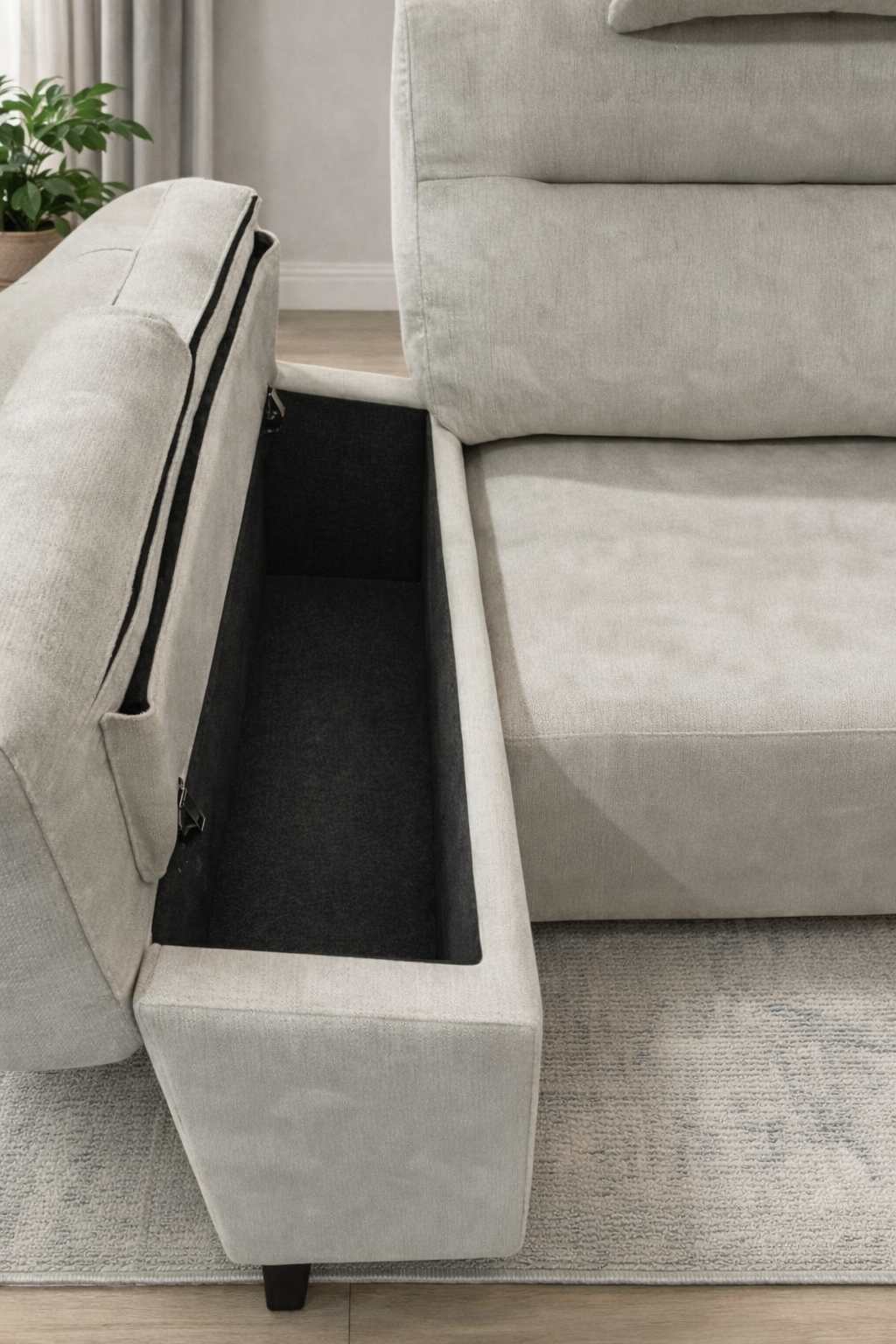 SOFÁ FILIP CON CHAISELONGUE EXTENSIBLE