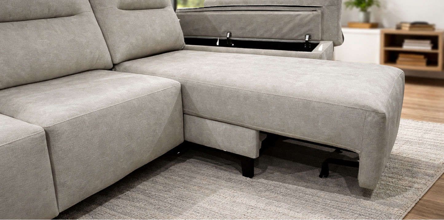 SOFÁ FILIP CON CHAISELONGUE EXTENSIBLE